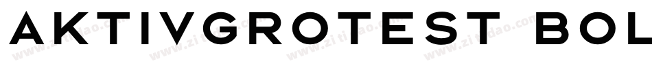 aktivgrotest bold字体转换